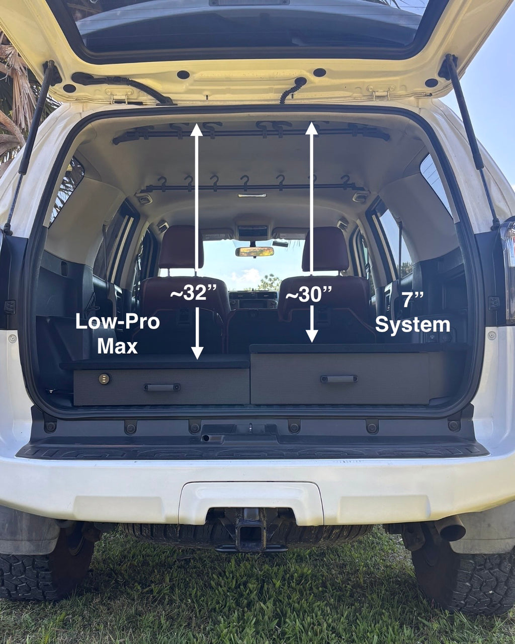 4" Low-Profile Slim Drawer System